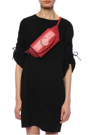 Leather belt bag with logo, zdjęcie 2 Leather belt bag with logo od Chloe